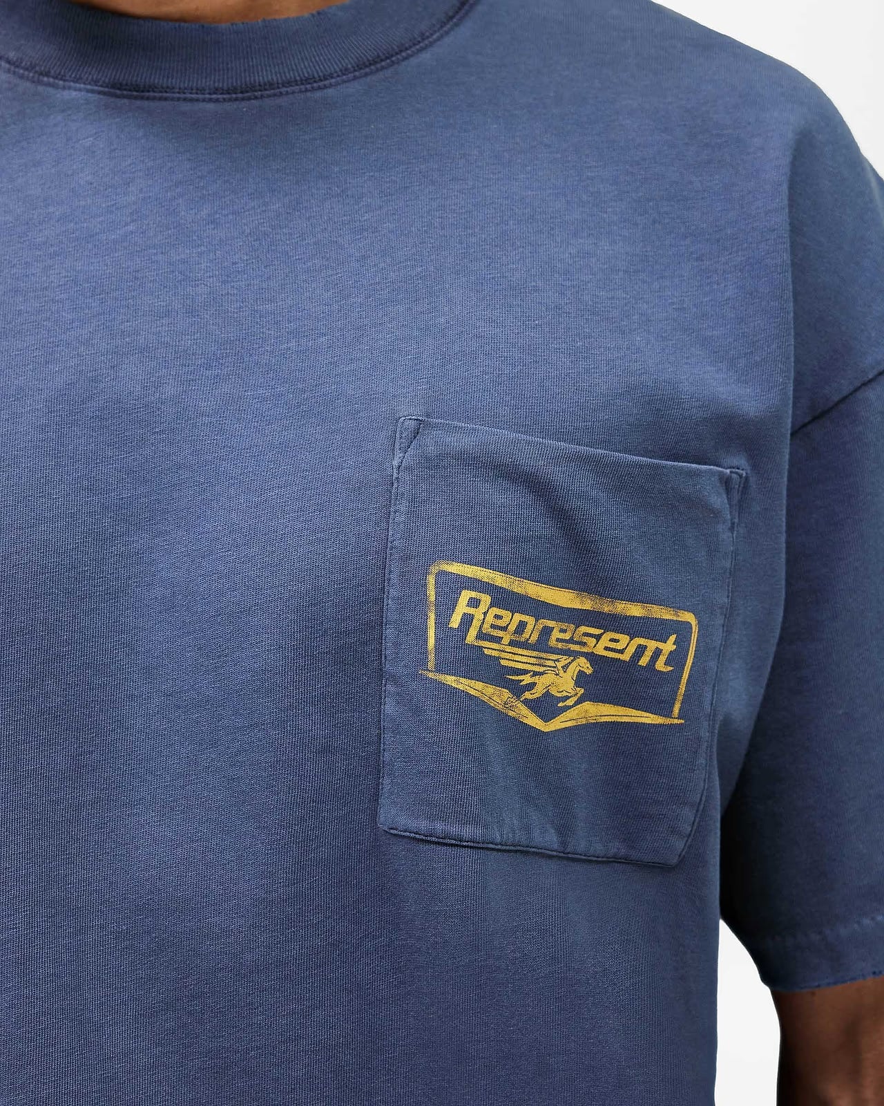 Represent Nothing Faster T-Shirt in Indigo