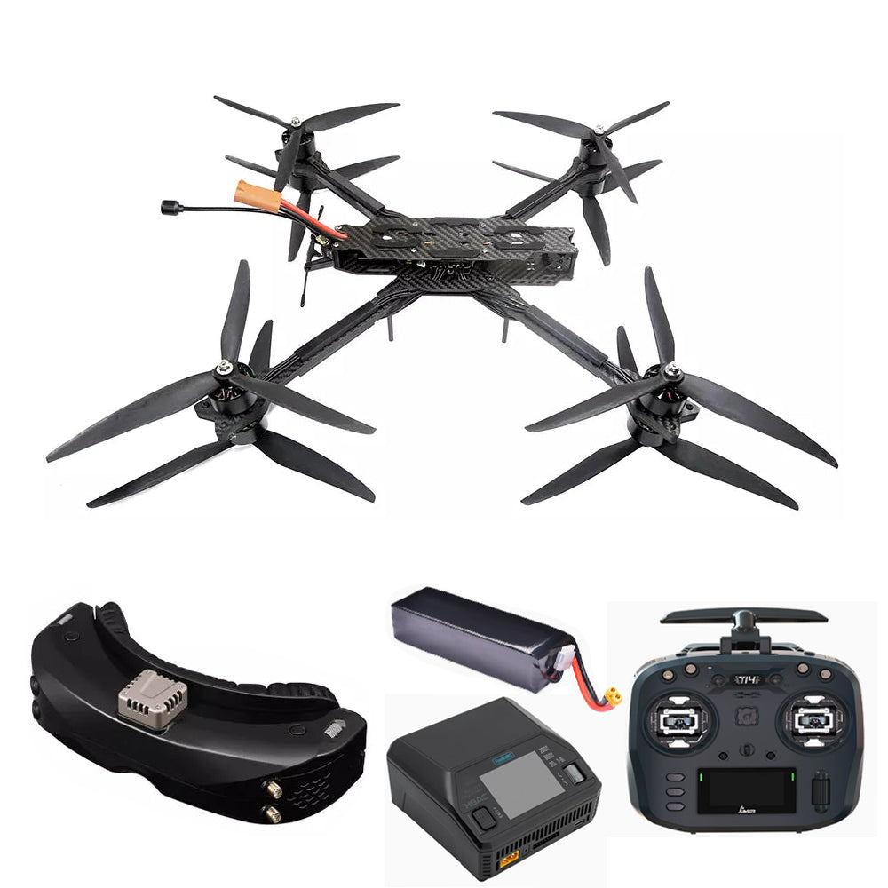 X8 10 inch FPV Drone Long Distance Large Load 5-7KG HD image transmission FPV Drone Set
