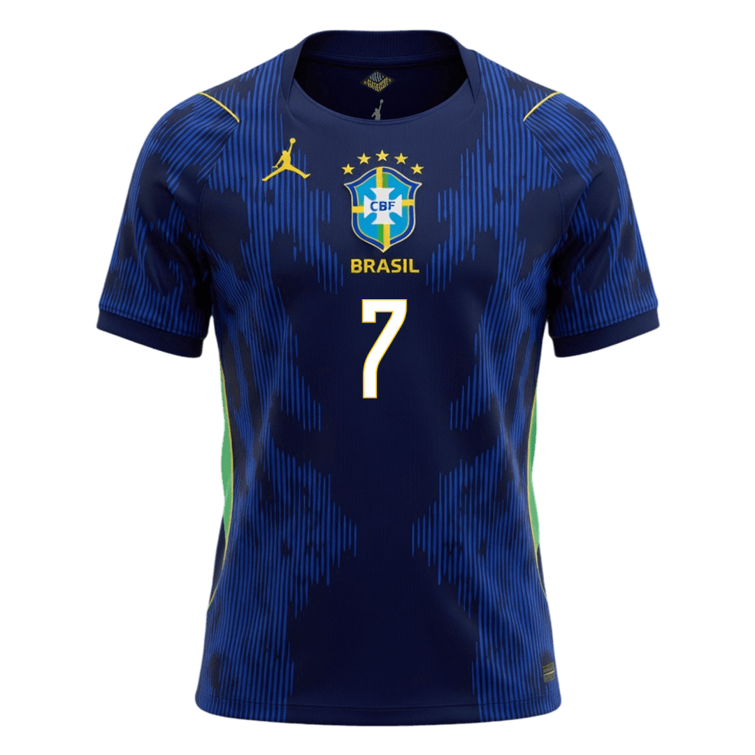 VINI JR. #7 Mens Brazil World Cup Away Jersey 2026