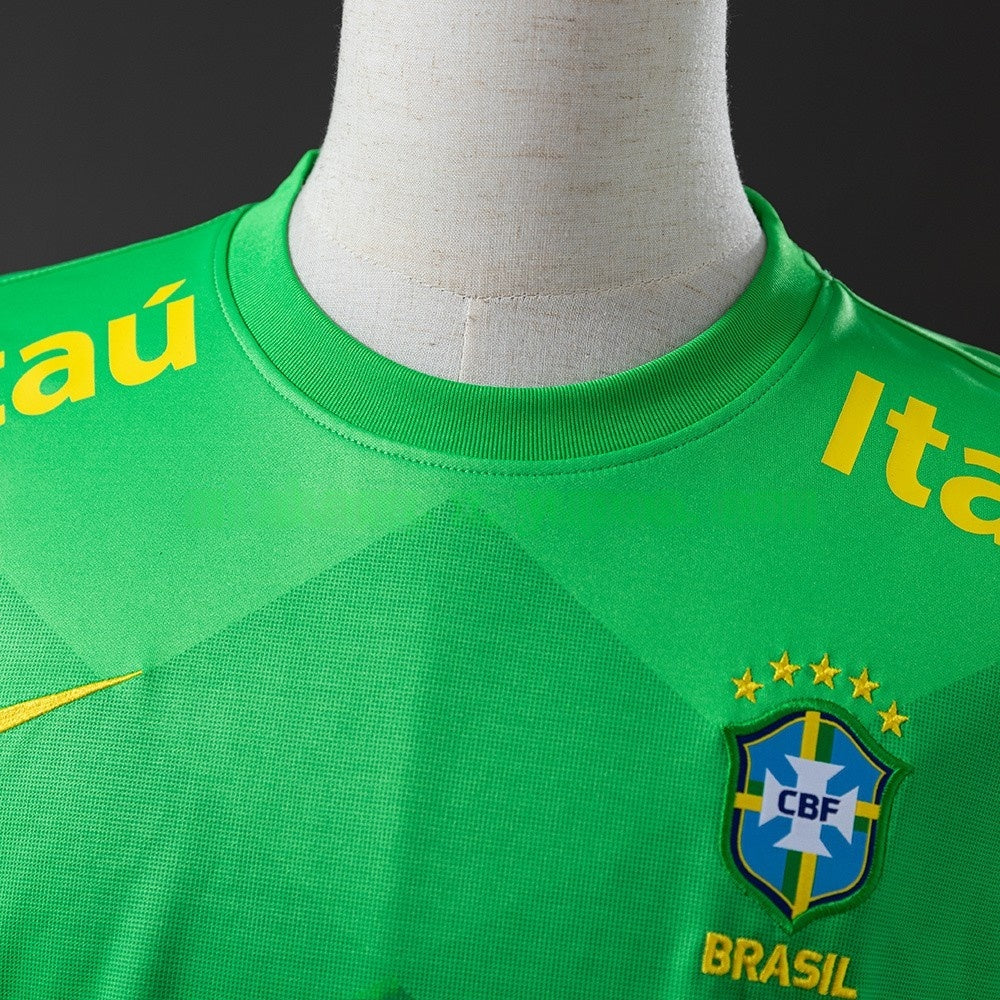 Brazil Jersey 2020 Training Green Retro Kit