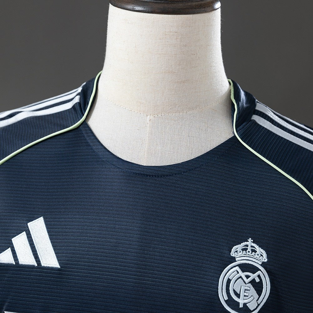 Real Madrid Jersey 25/26 Away Football Kit Long Sleeves