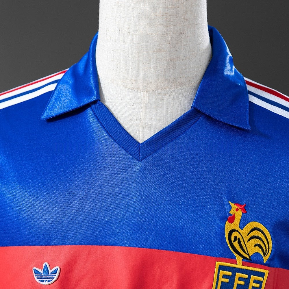 France Jersey 1982-84 Home Retro Kit