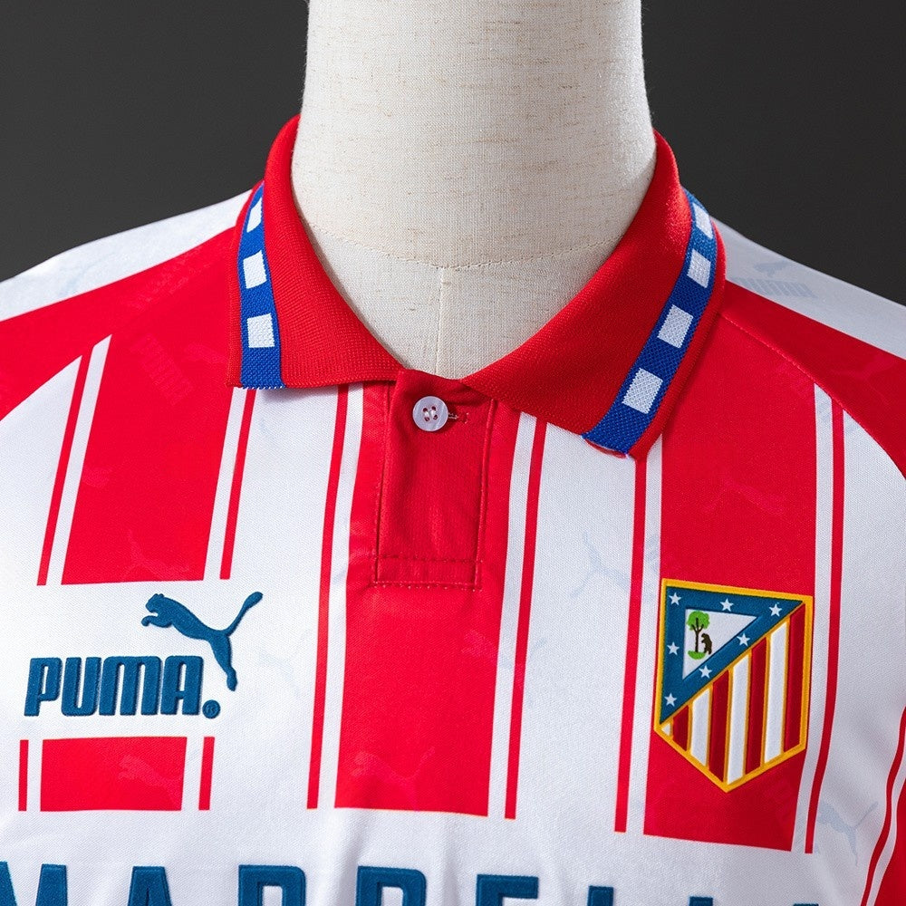 Atletico Madrid Jersey 1994-95 Home Retro Football Kit