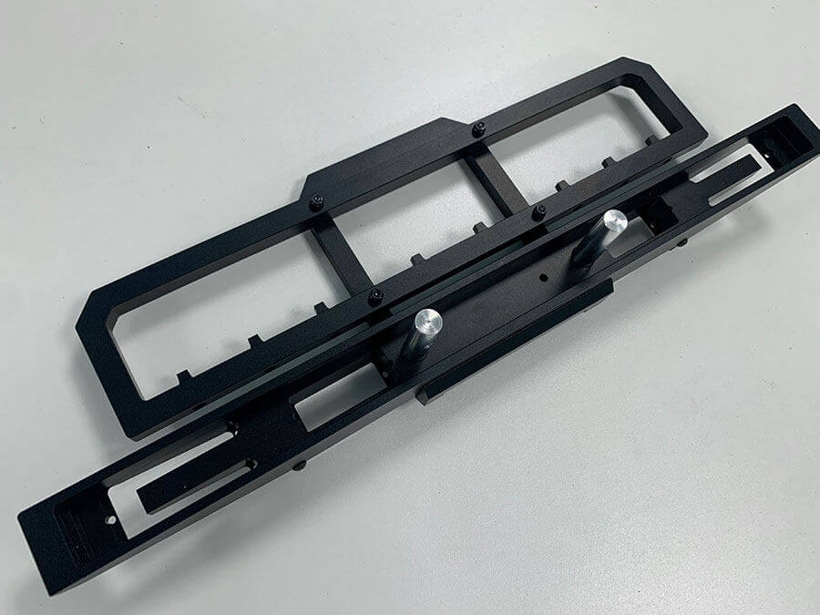 CROSSRC EMO XX XXL 1/6 RC Crawler Metal Front Bumper LED Light Mod Accessory