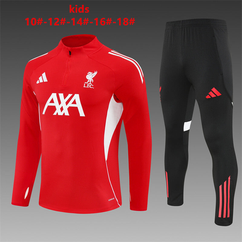 Kids Liverpool Training Tracksuits 25/26 Football Kit Soccer Jersey