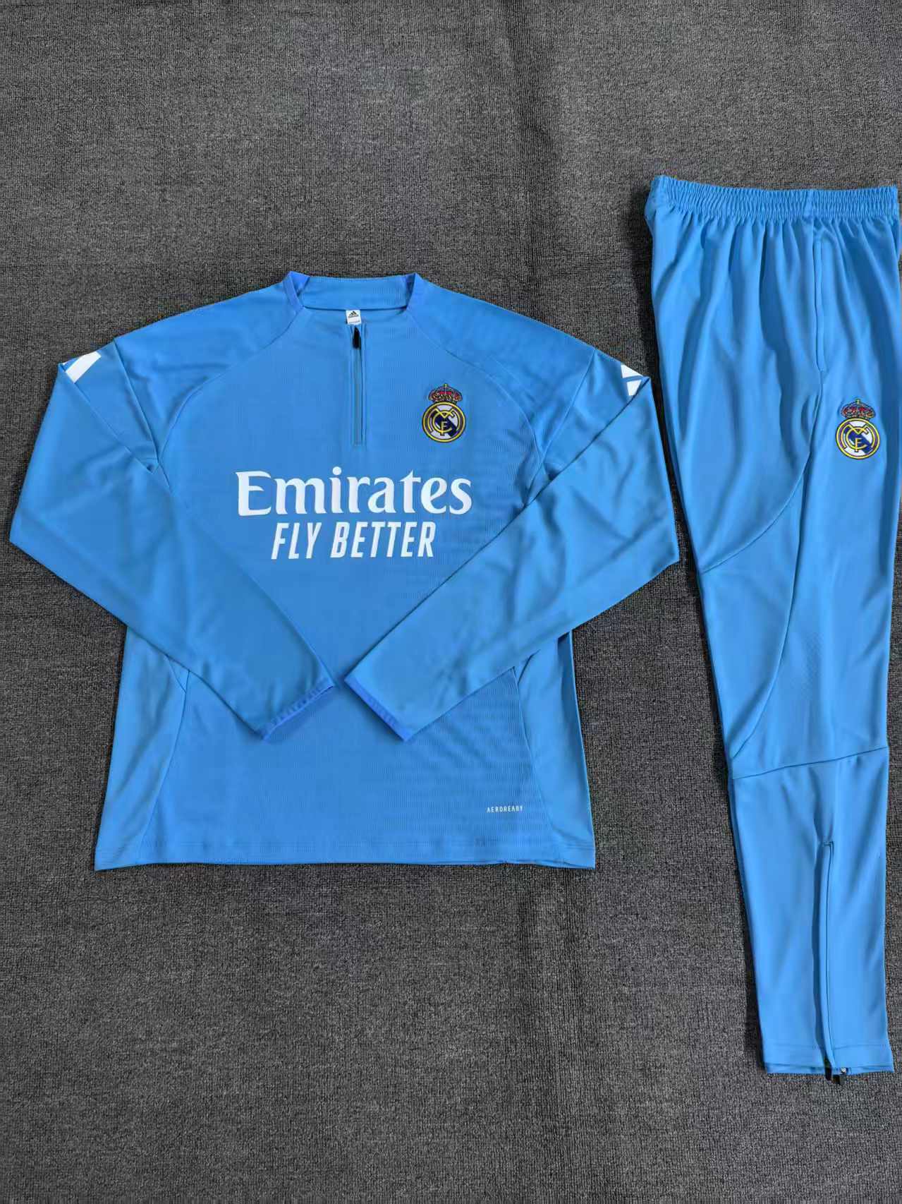 Kids Real Madrid Training Tracksuits 25/26 Football Kit Soccer Jersey