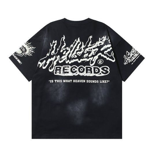 Hellstar Records T-Shirt Black/White