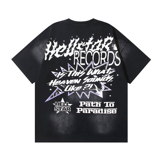 Hellstar Music Boy Records Graphic T-Shirt Black