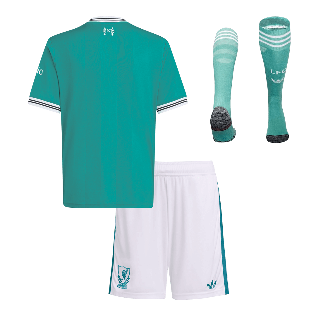 Kids Liverpool Third Full Kit 2025/26