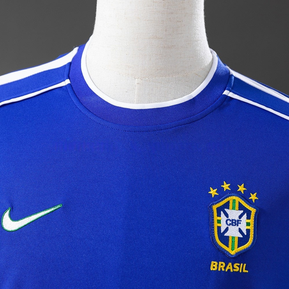 Brazil Jersey 1998 Away Retro Football Kit Long Sleeves