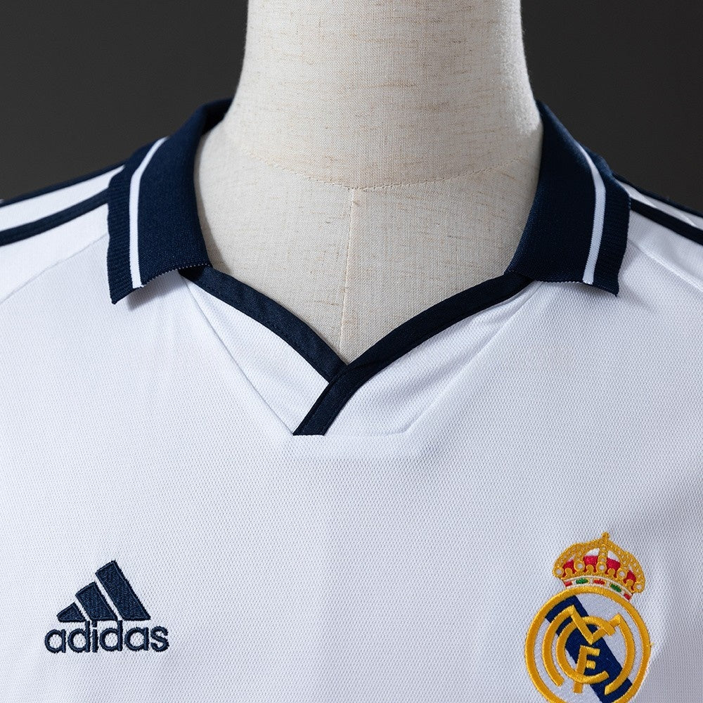 Real Madrid Jersey 2000-01 Home Retro Football Kit