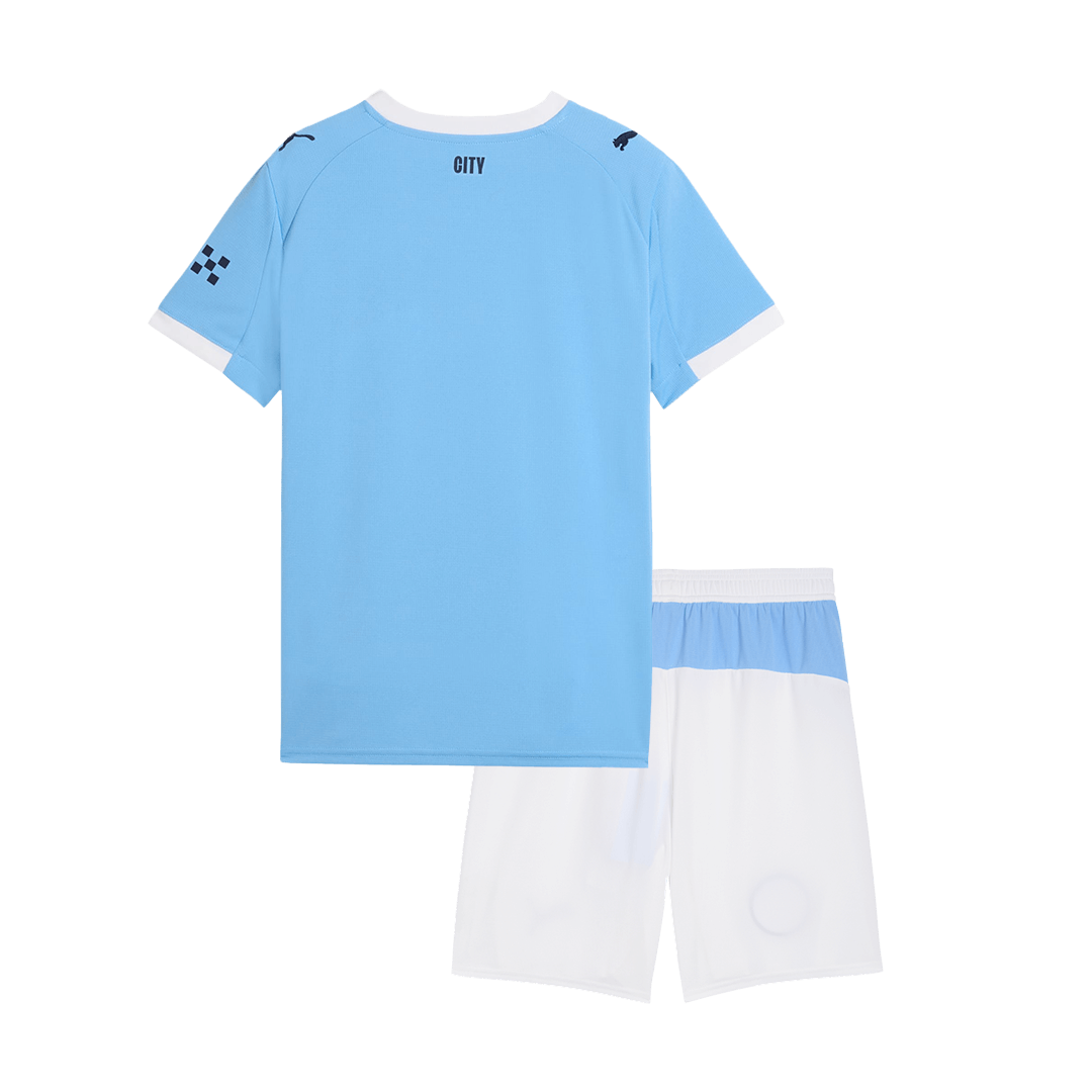 Kids Manchester City Home Kit 2025/26
