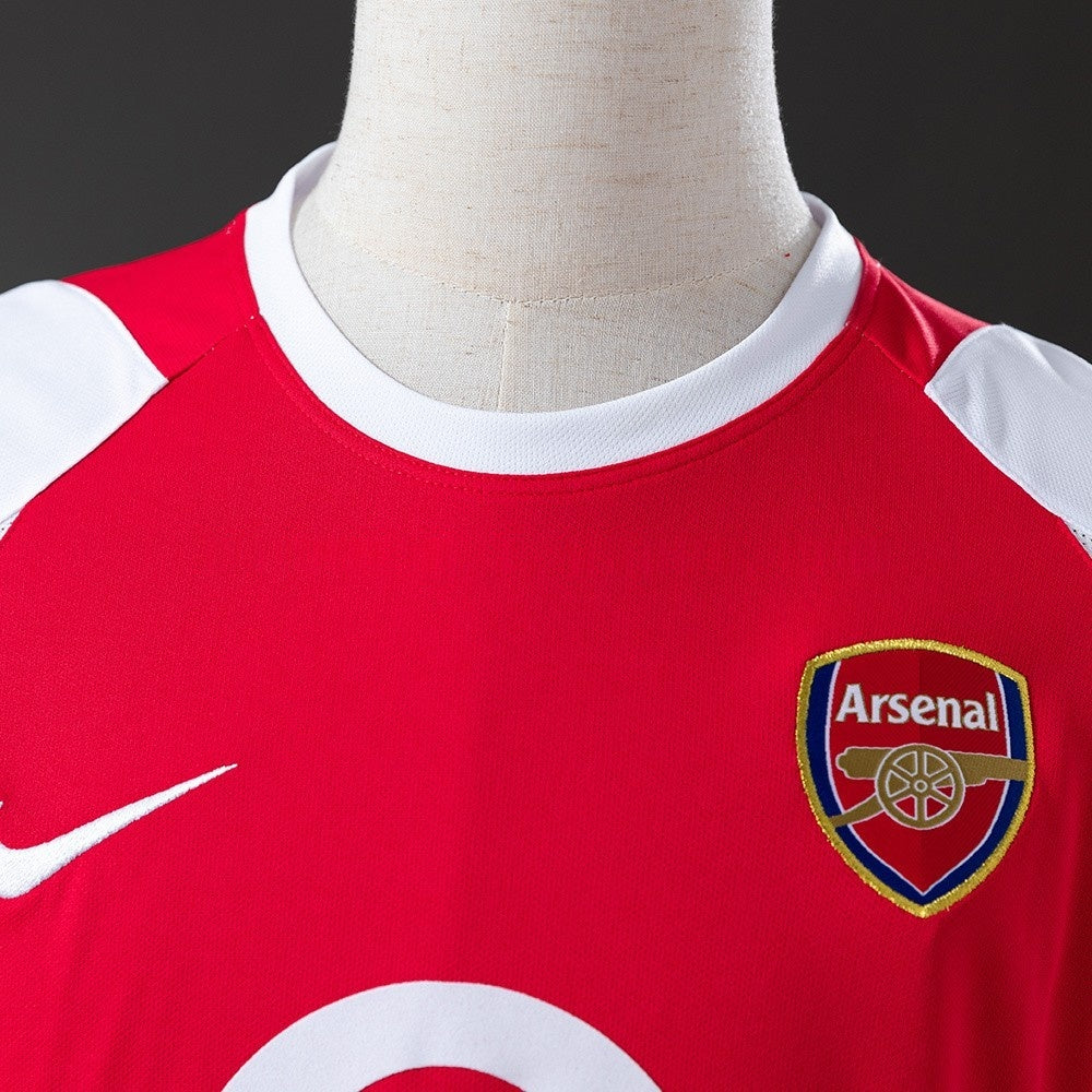 Arsenal Jersey 2002-04 Home Retro Football Kit