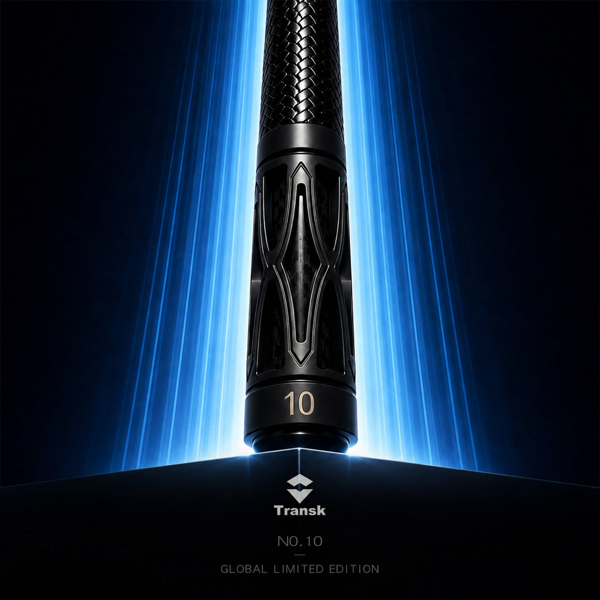 TRANSK Global Collector's Edition Metal Carbon Fiber Pool Cue - No.01, Only 10 Pieces Worldwide