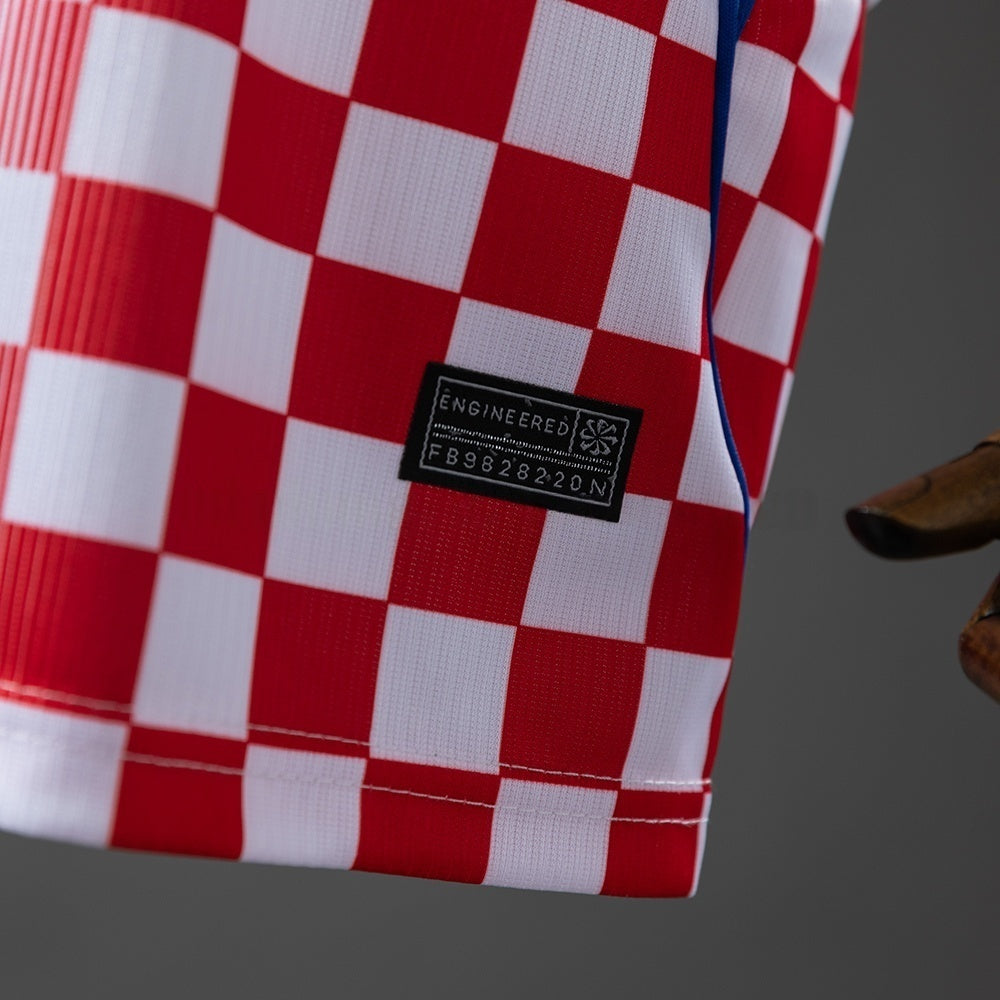 Kids Croatia Home Jersey 2026 World Cup Football Kit Soccer Shirt