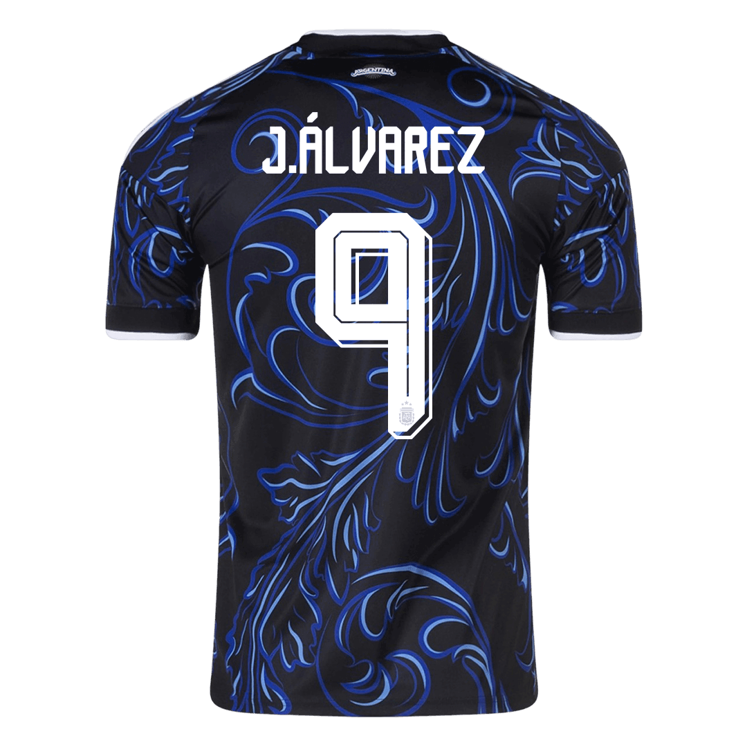 J. ÁLVAREZ #9 Mens Argentina World Cup Away Jersey 2026