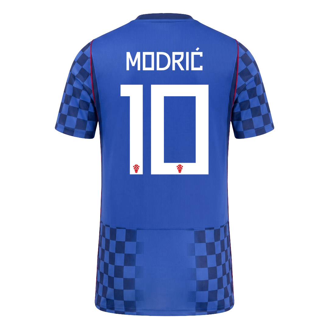 MODRIĆ #10 Mens Croatia World Cup Away Jersey 2026 - Player Version (Slim Fit)
