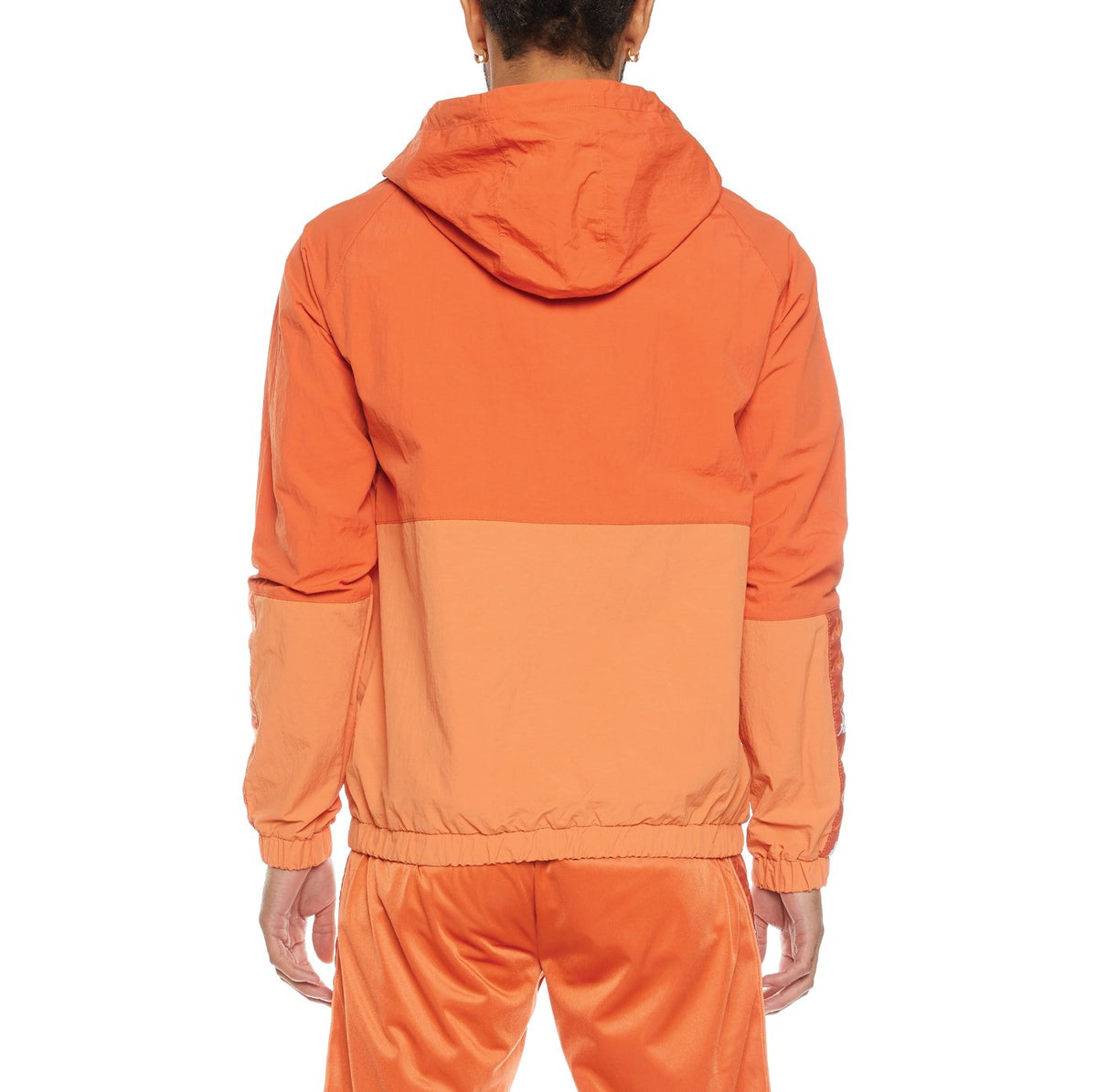 KAPPA 222 BANDA EDONIN ANORAK - ORANGE DUSTY WHITE