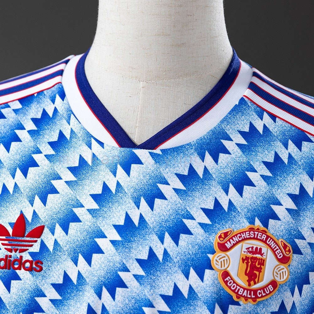 Manchester United Jersey 1990-92 Away Retro Kit Long Sleeve