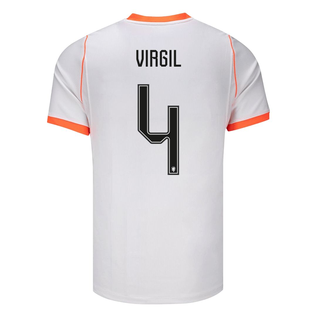 VIRGIL #4 Mens Netherlands World Cup Away Jersey 2026