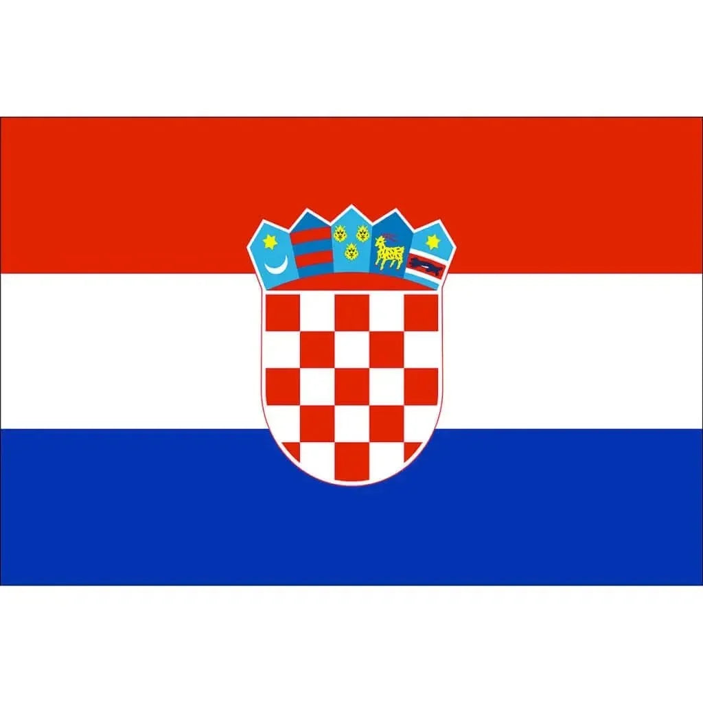 3x5 Country Flag - Croatia