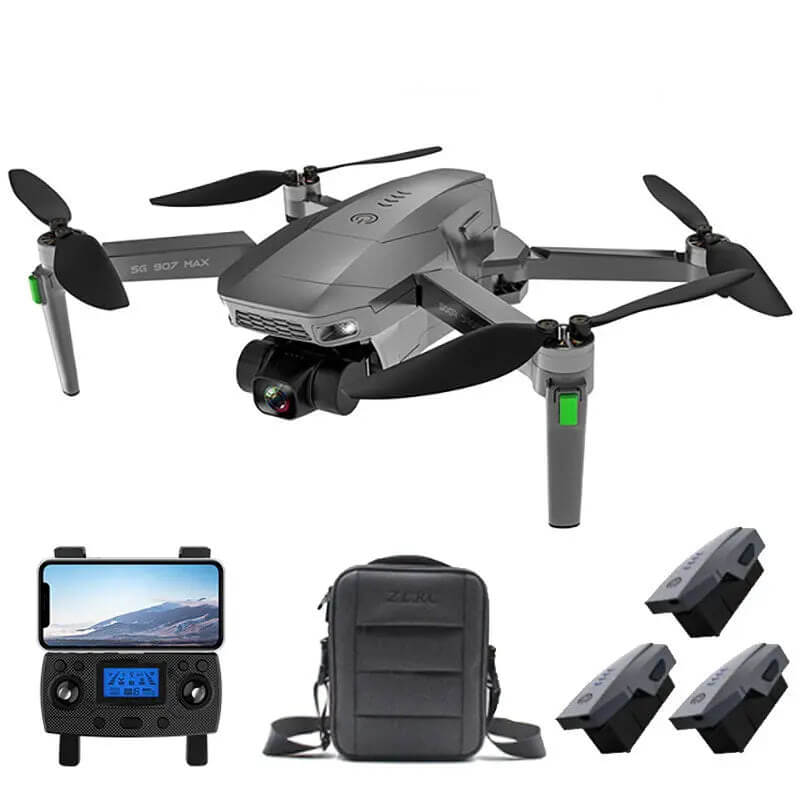 ZLL SG907 MAX 4K Drone 3-Axis Gimbal GPS 5G WiFi Brushless Foldable Professional RC Quadcopter RTF