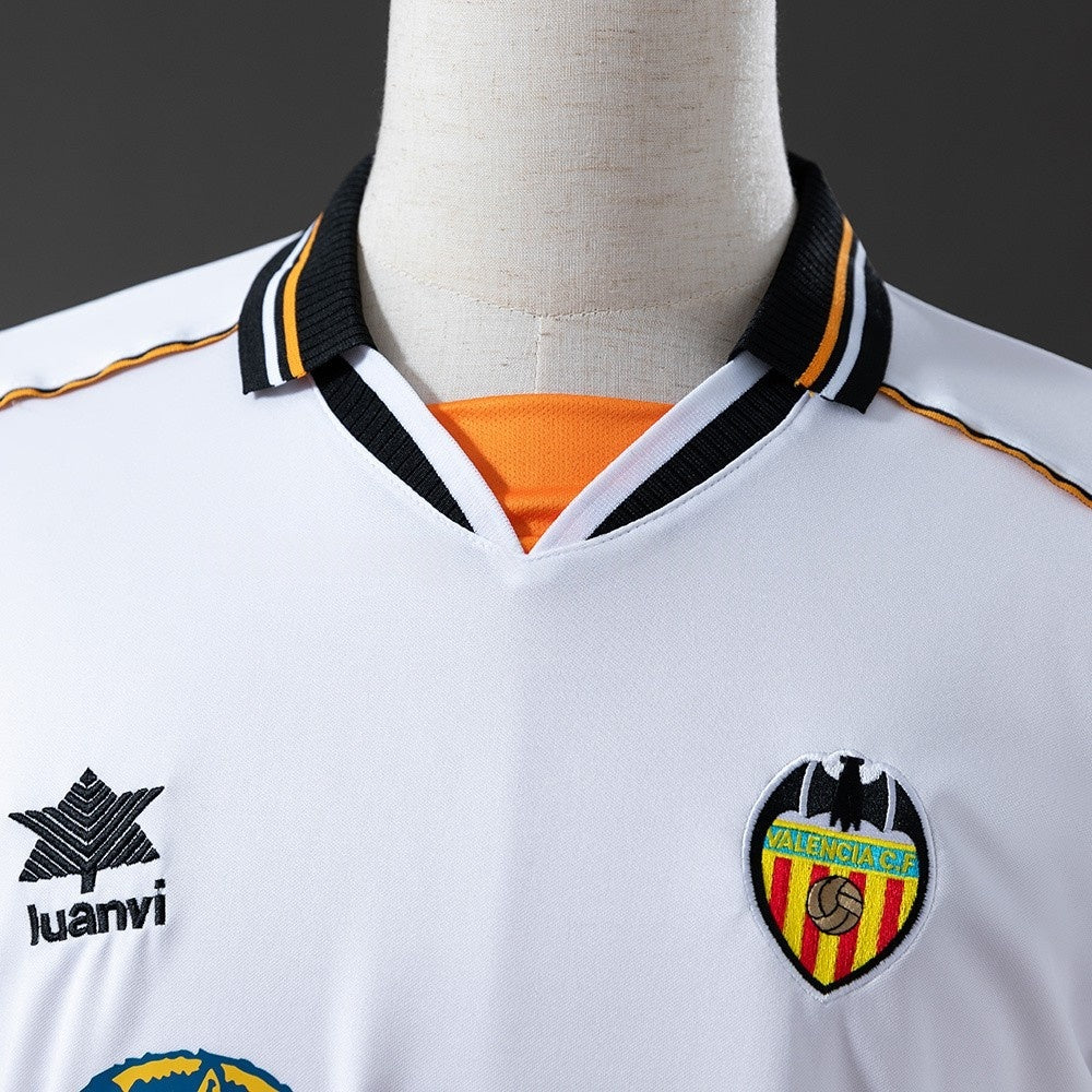 Valencia Jersey 1999-00 Home Retro Football Kit