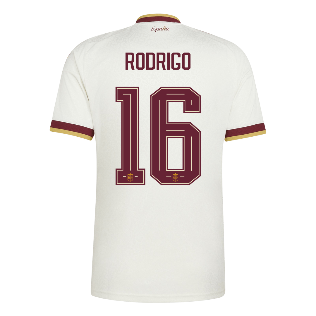 RODRIGO #16 Mens Spain World Cup Away Jersey 2026