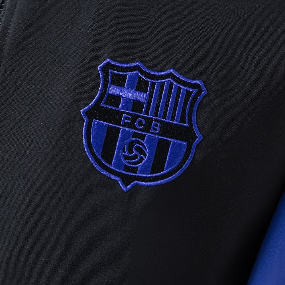 Barcelona x Kobe Windbreaker 2025/26 Black Football Soccer Jacket
