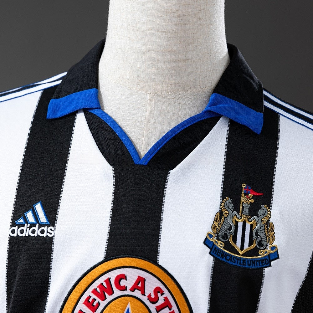 Newcastle United Jersey 1999-00 Home Retro Kit
