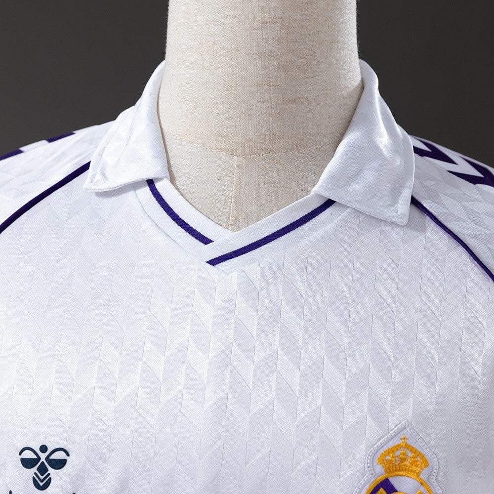 Real Madrid Jersey 1986-87 Home Retro Football Kit