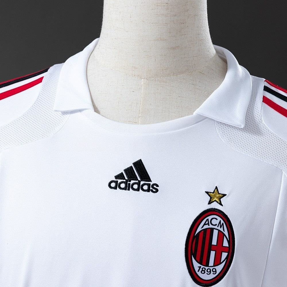 AC Milan Jersey 2007-08 Away Retro Football Kit