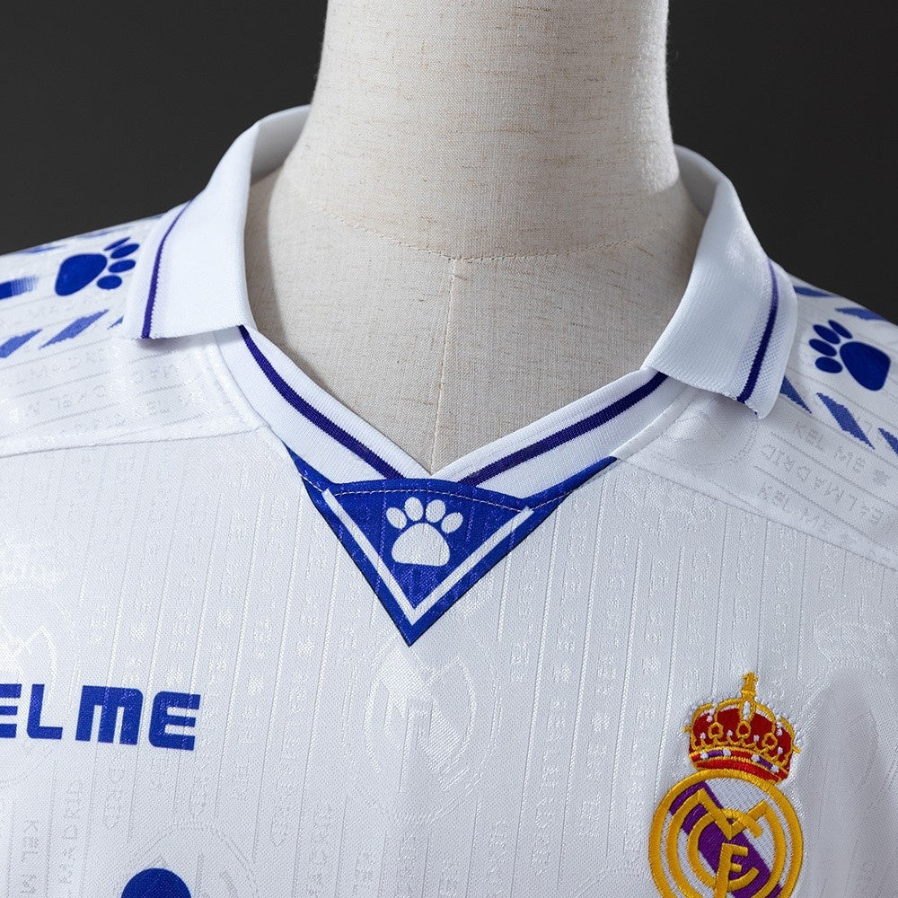 Real Madrid Jersey 1996-97 Home Retro Football Kit
