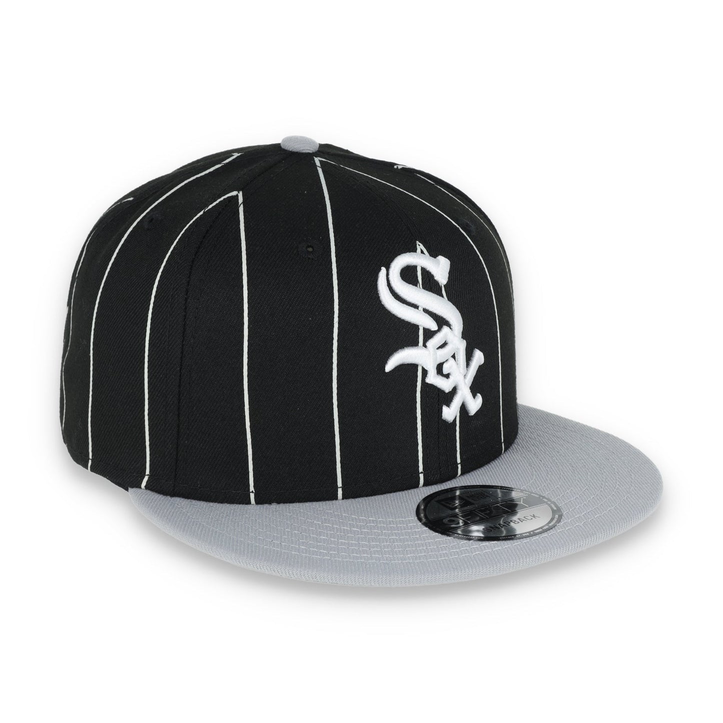 NEW ERA CHICAGO WHITE SOX VINTAGE THROWBACK 9FIFTY HAT-BLACK