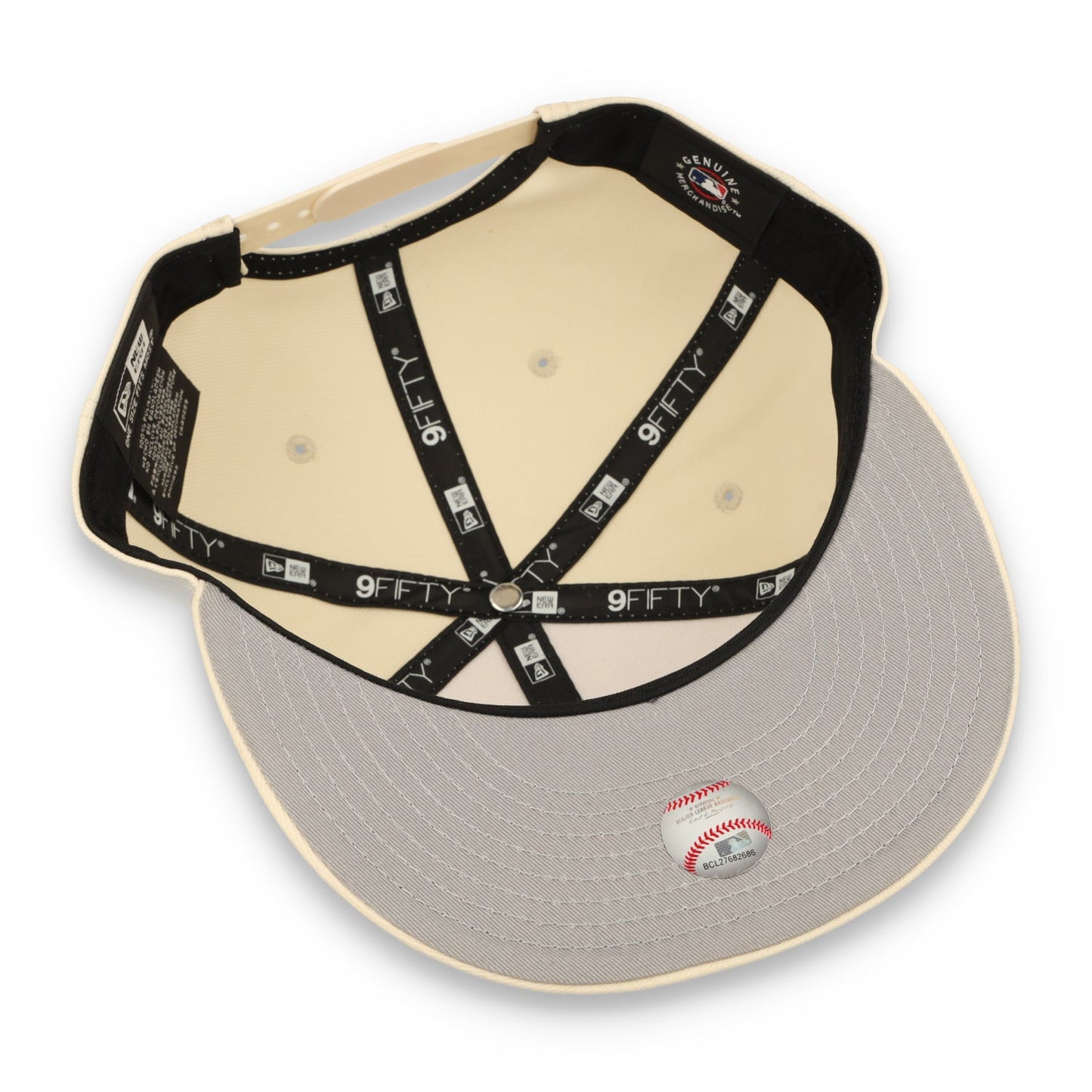 New Era San Francisco Giants Color Pack 9FIFTY Adjustable Snapback Hat-Light Beige