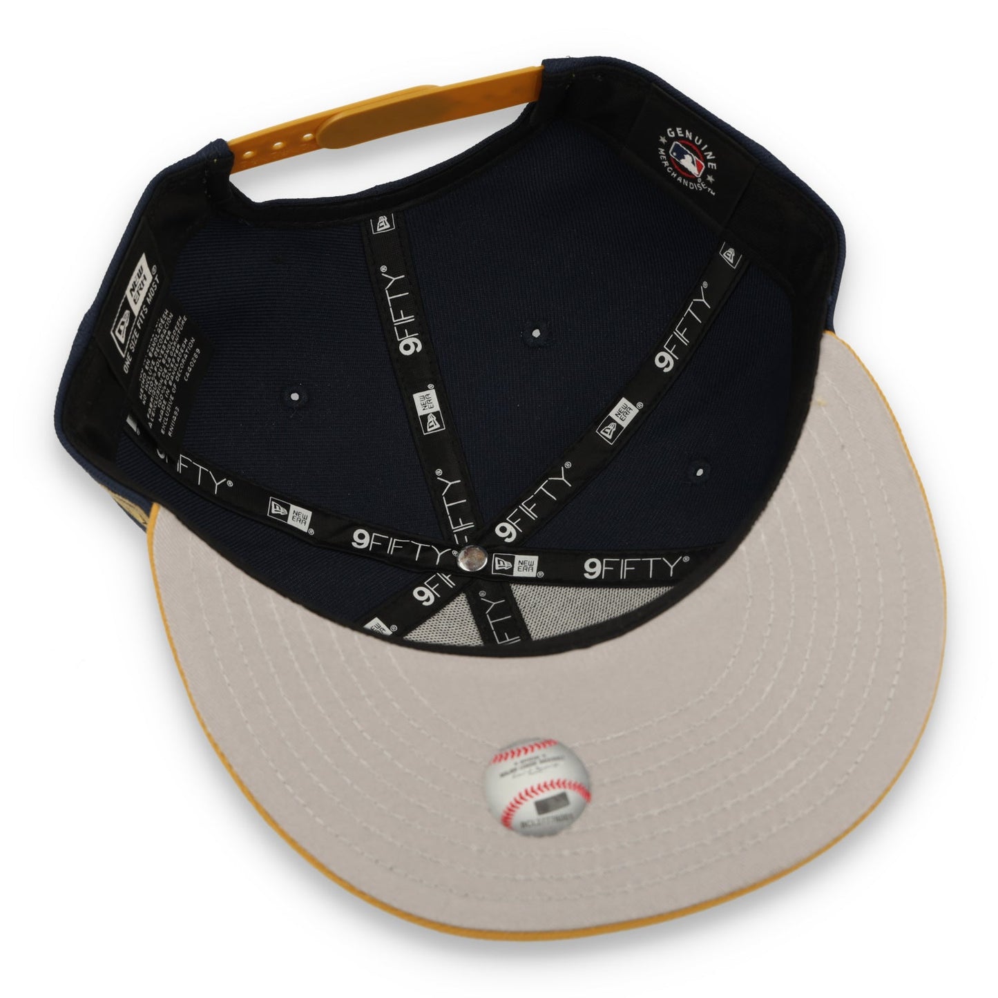 New Era Atlanta Braves 2-Tone 9FIFTY Snapback Hat-Royal /Bronze