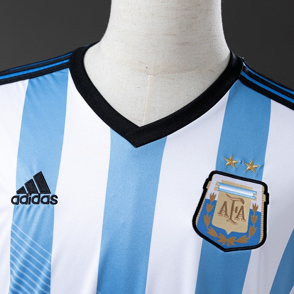 Argentina Jersey 2014 Home Retro Football Kit