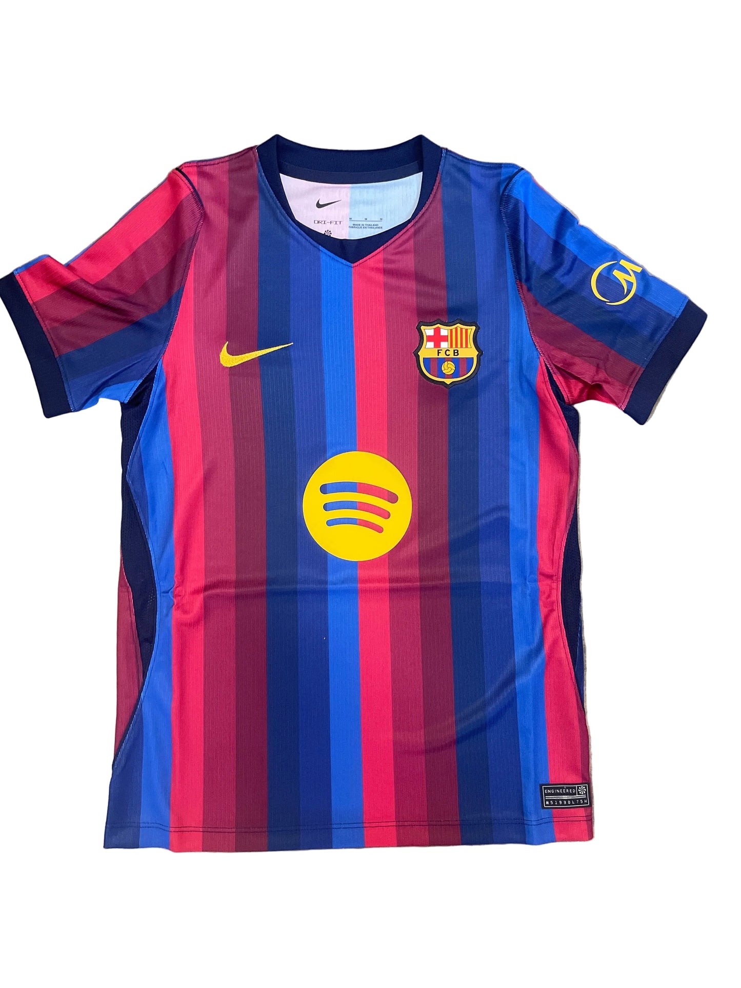 Nike FC Barcelona Stadium Home Big Kids' Dri-FIT Soccer Replica Jersey