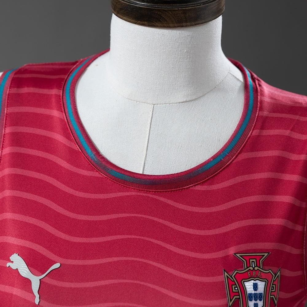 Women Portugal Home Vest 2026 World Cup Football Kit Soccer Shirt