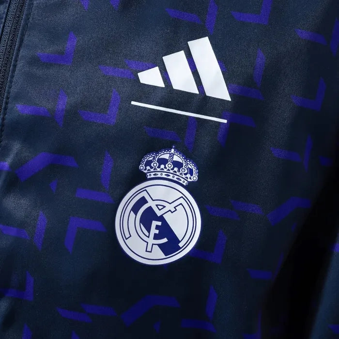 Real Madrid Windbreaker 2025/26 Reversible Football Kit