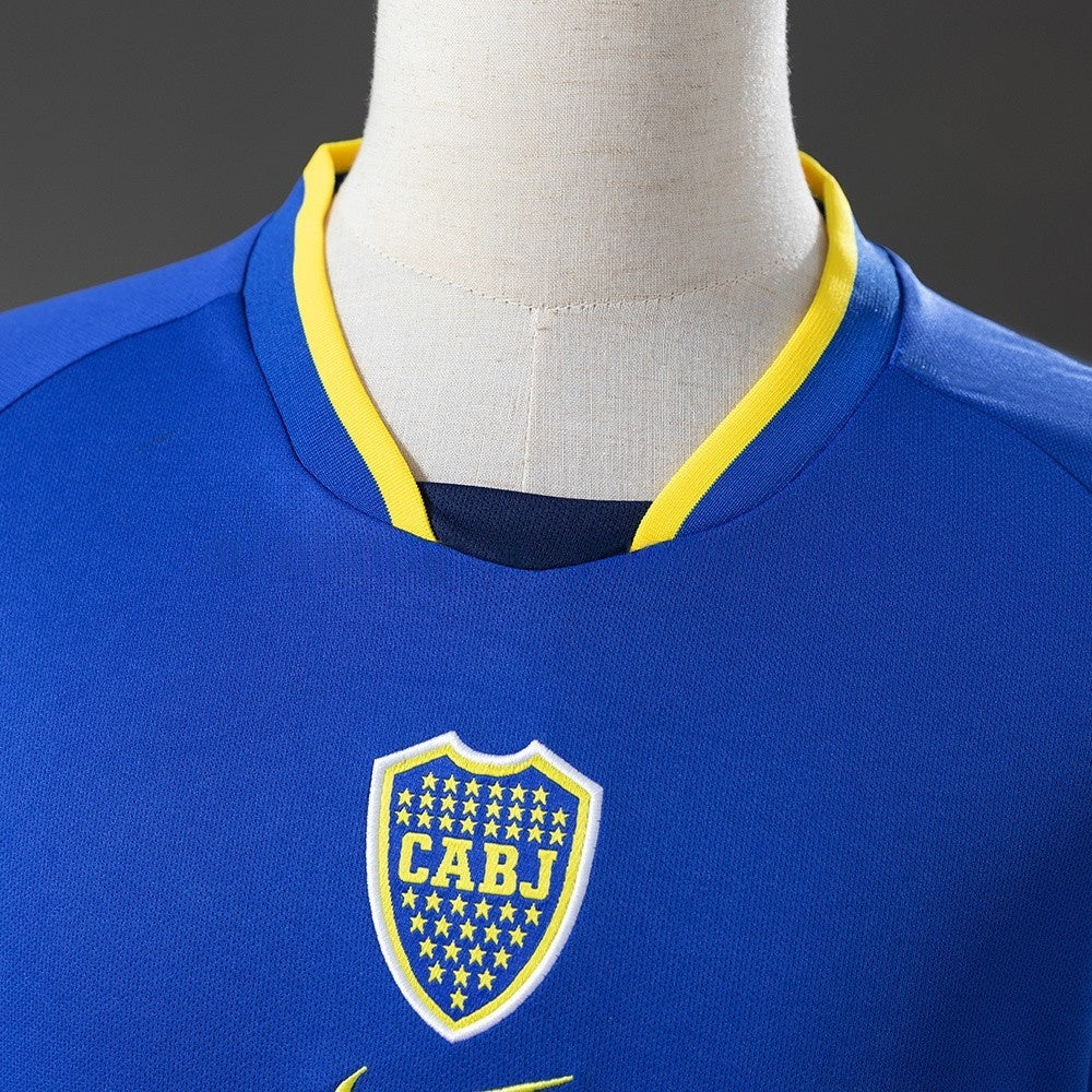Boca Juniors Jersey 2002-03 Home Retro Football Kit