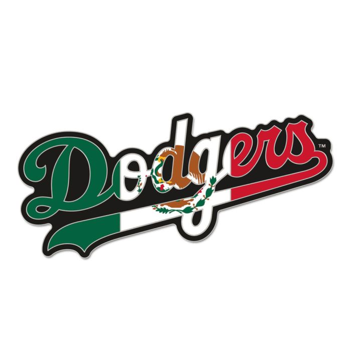 Los Angeles Dodgers Collector Mexico Flag Enamel Pin