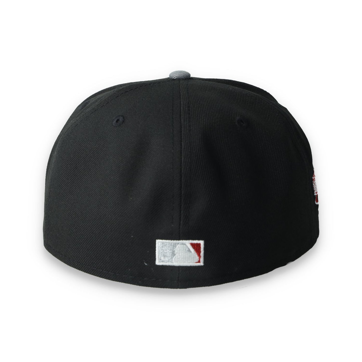 New Era New York Yankees 100th Anniversary Series Side Patch Metallic 59FIFTY Fitted Hat- Black/Grey/Red