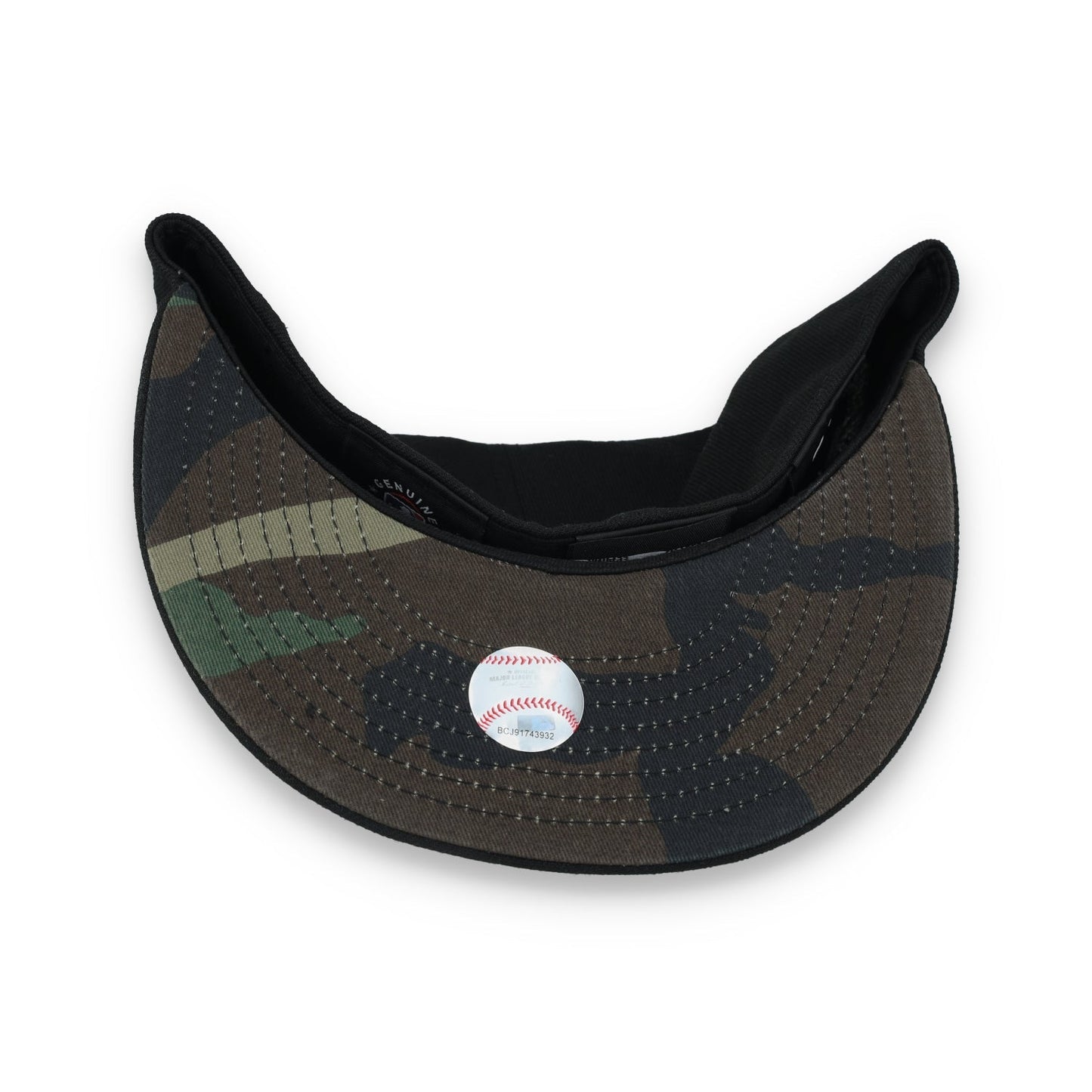 New Era San Francisco Giants Side Script 59FIFTY FITTED HAT-BLK WOOD
