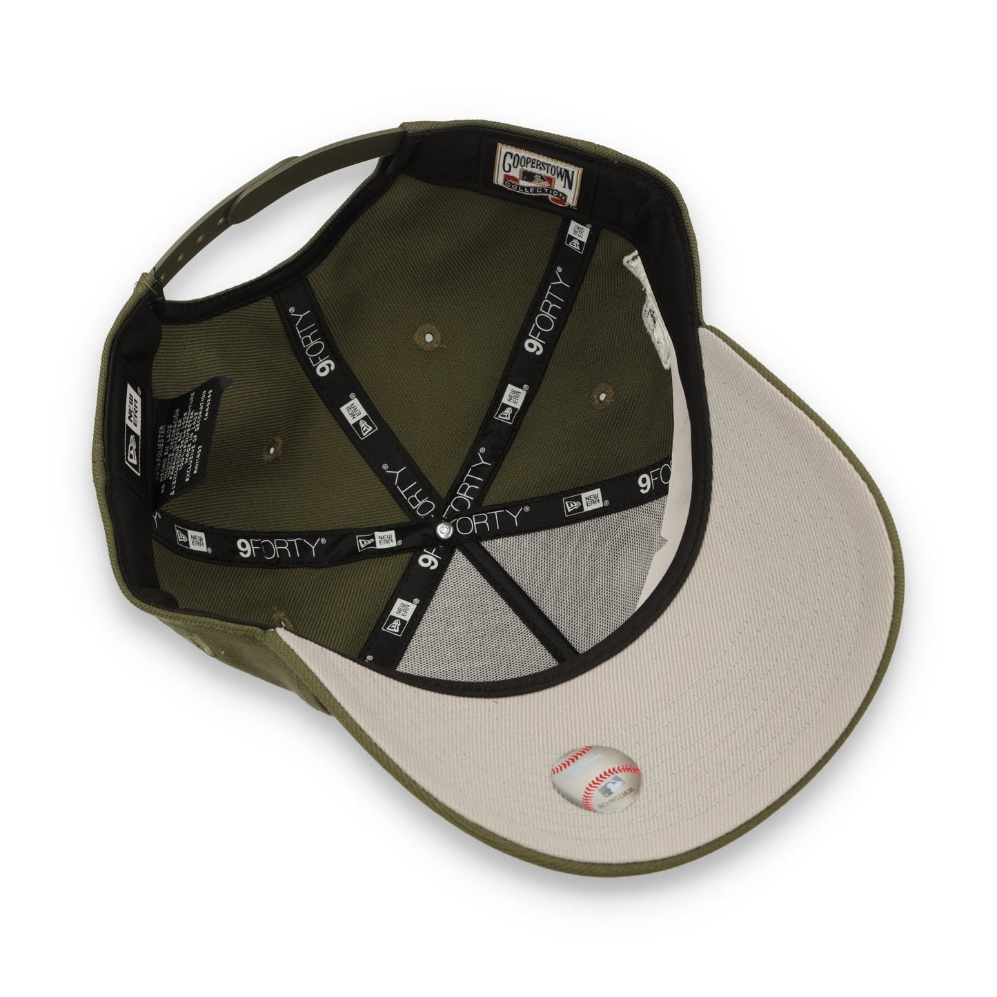 New Era San Francisco Giants 2010 World Series 9FORTY A-Frame Snapback Hat-New Olive