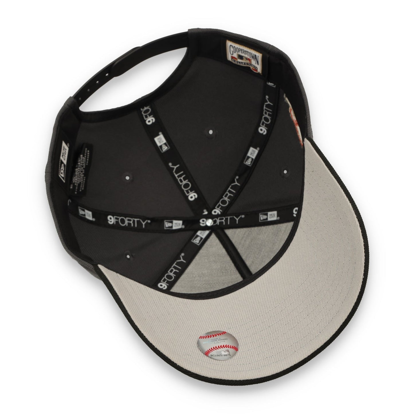 New Era San Francisco Giants 9FORTY A-Frame Snapback Hat-Dark Graphite