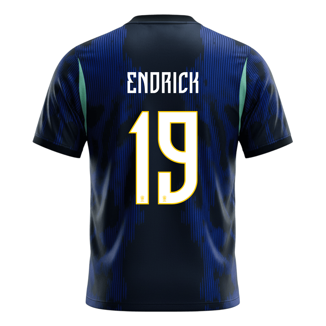 ENDRICK #19 Mens Brazil World Cup Away Jersey 2026