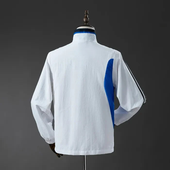 Real Madrid Windbreaker 2025/26 White Football Kit