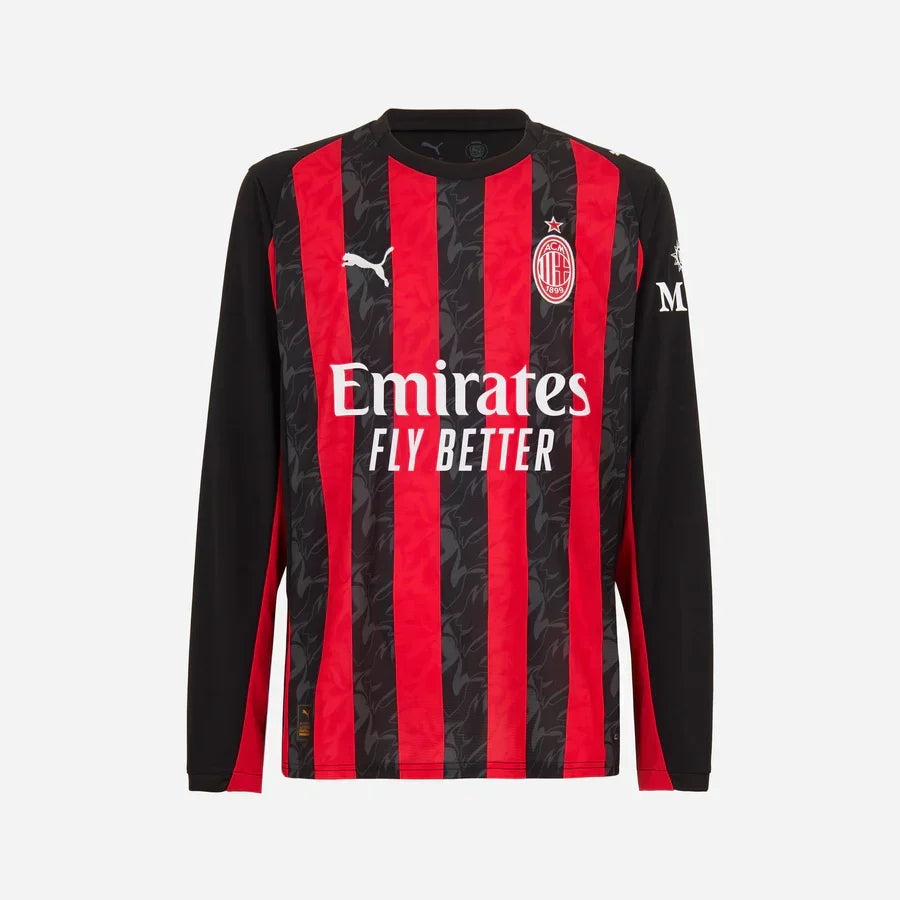 Puma Men's AC Milan Long Sleeve Home Stadium Jersey 26/27
