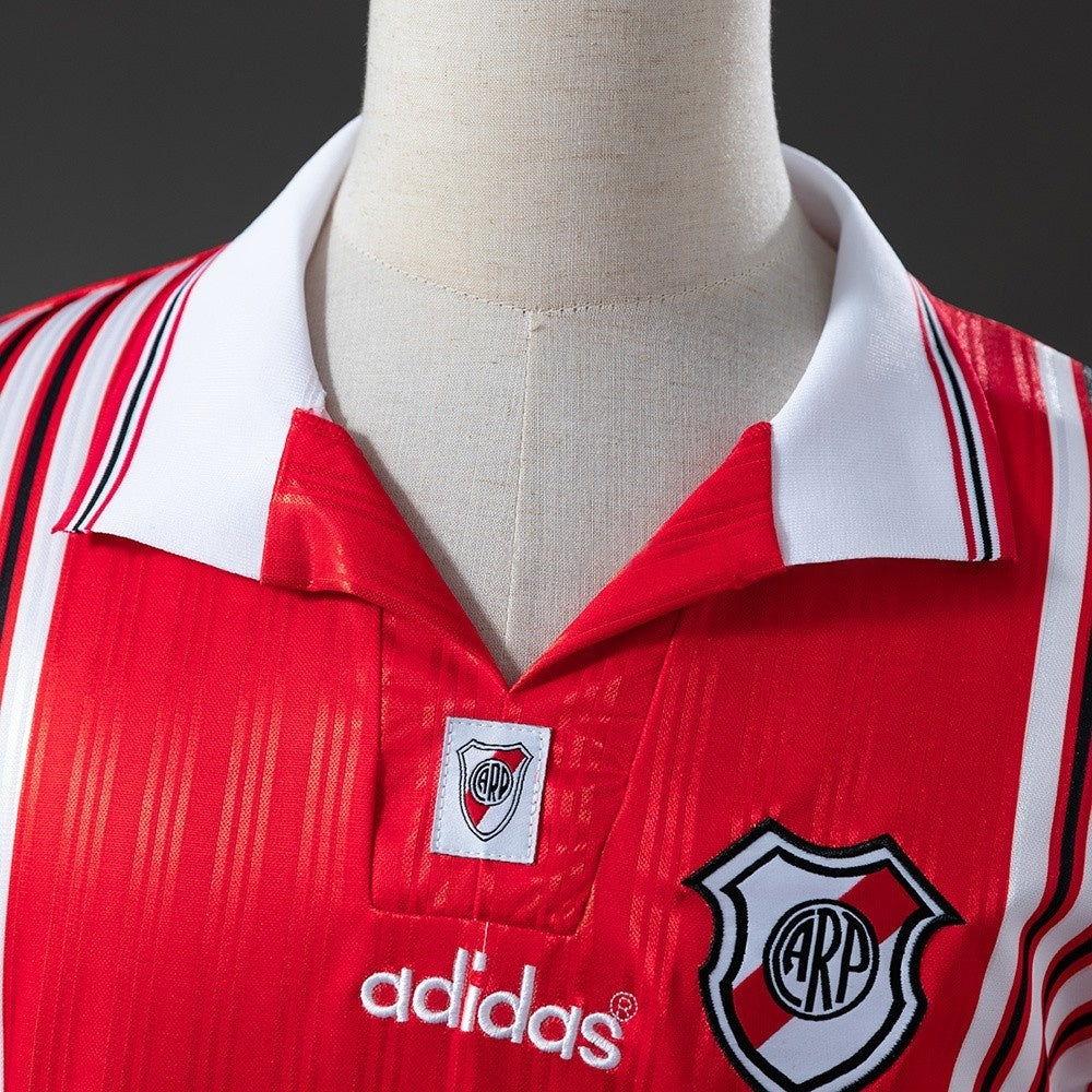 River Plate Jersey 1995-96 Away Retro Football Kit